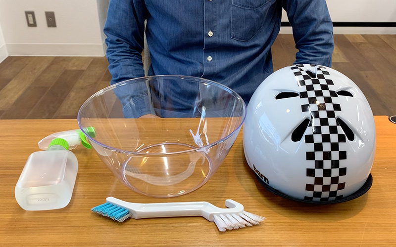 バイザーお手入れムービー