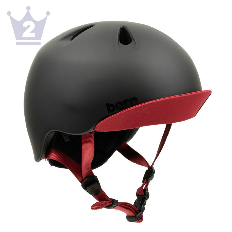 NINO ： MATTE BLACK RED VISOR