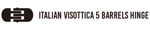 ITALIAN VISOTTICA 5 BARRELS HINGE